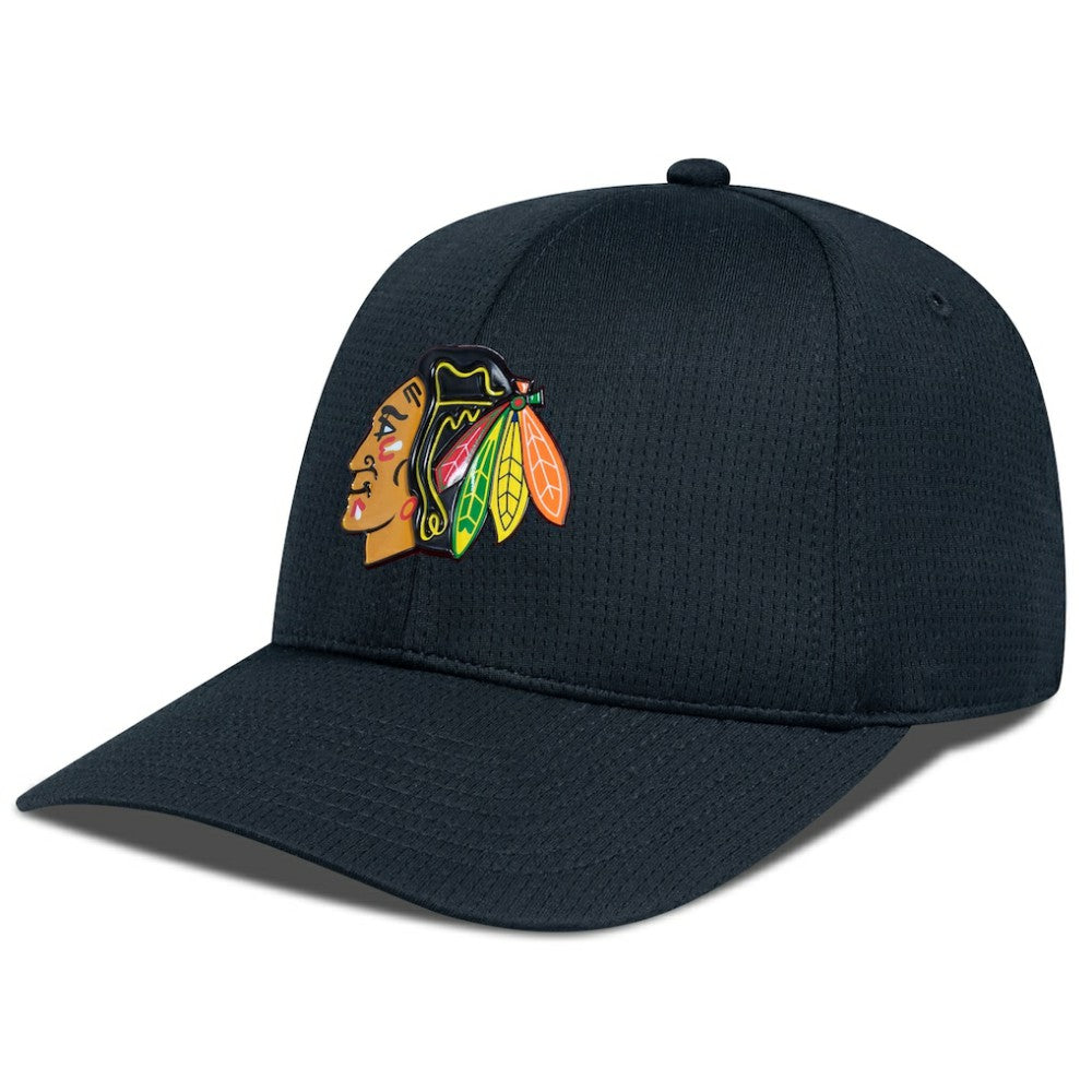 Chicago Blackhawks Levelwear Zephyr Adjustable Hat - Black | US 200656302