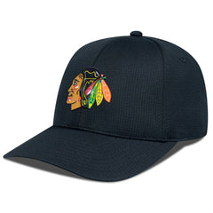 Chicago Blackhawks Levelwear Zephyr Adjustable Hat - Black | US 200656302