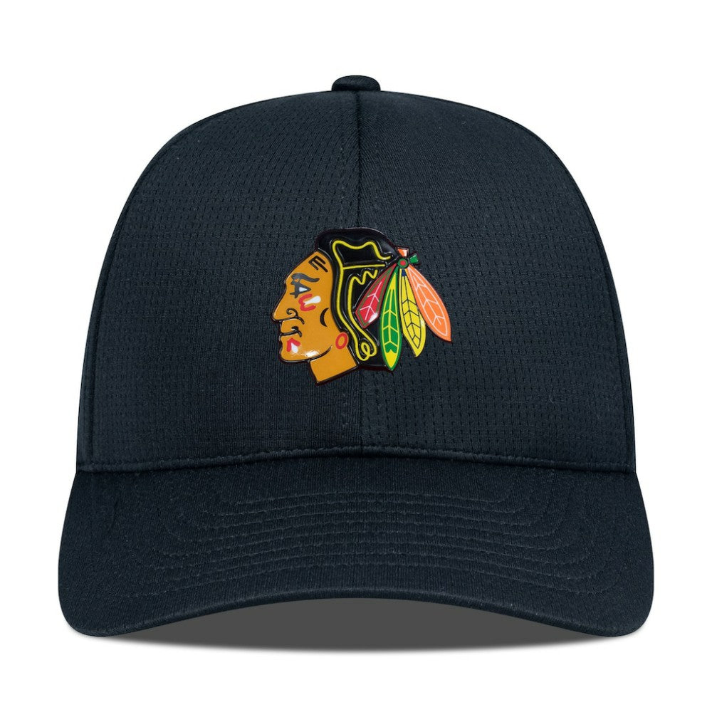 Chicago Blackhawks Levelwear Zephyr Adjustable Hat - Black | US 200656302
