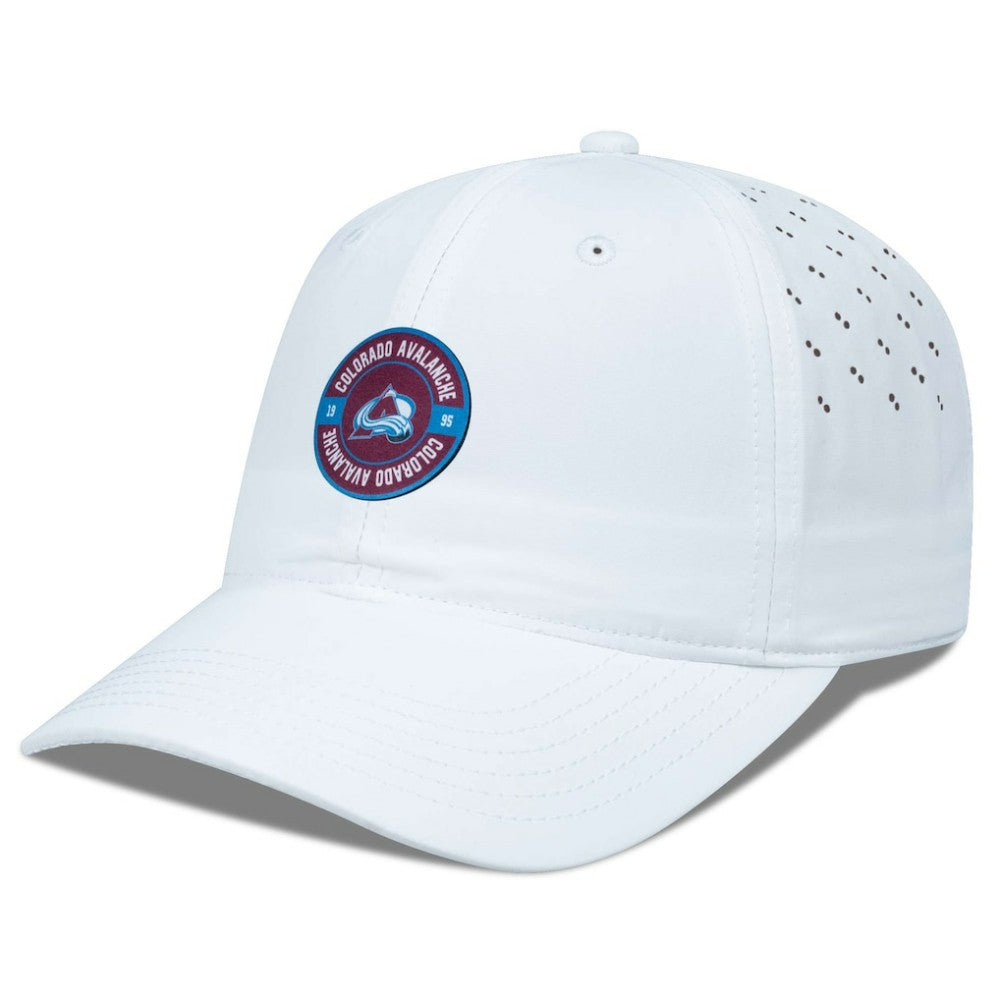 Colorado Avalanche Levelwear Women's Haven Adjustable Hat - White | US 200656324
