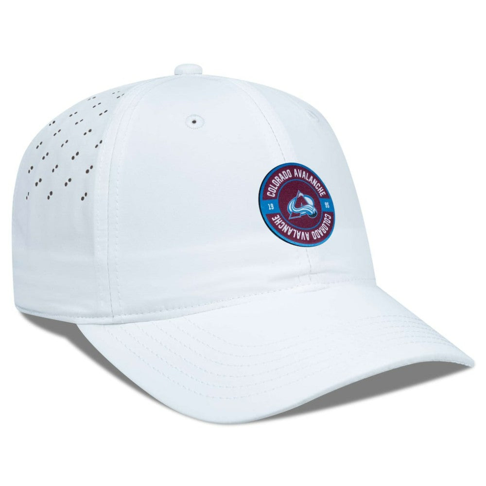 Colorado Avalanche Levelwear Women's Haven Adjustable Hat - White | US 200656324