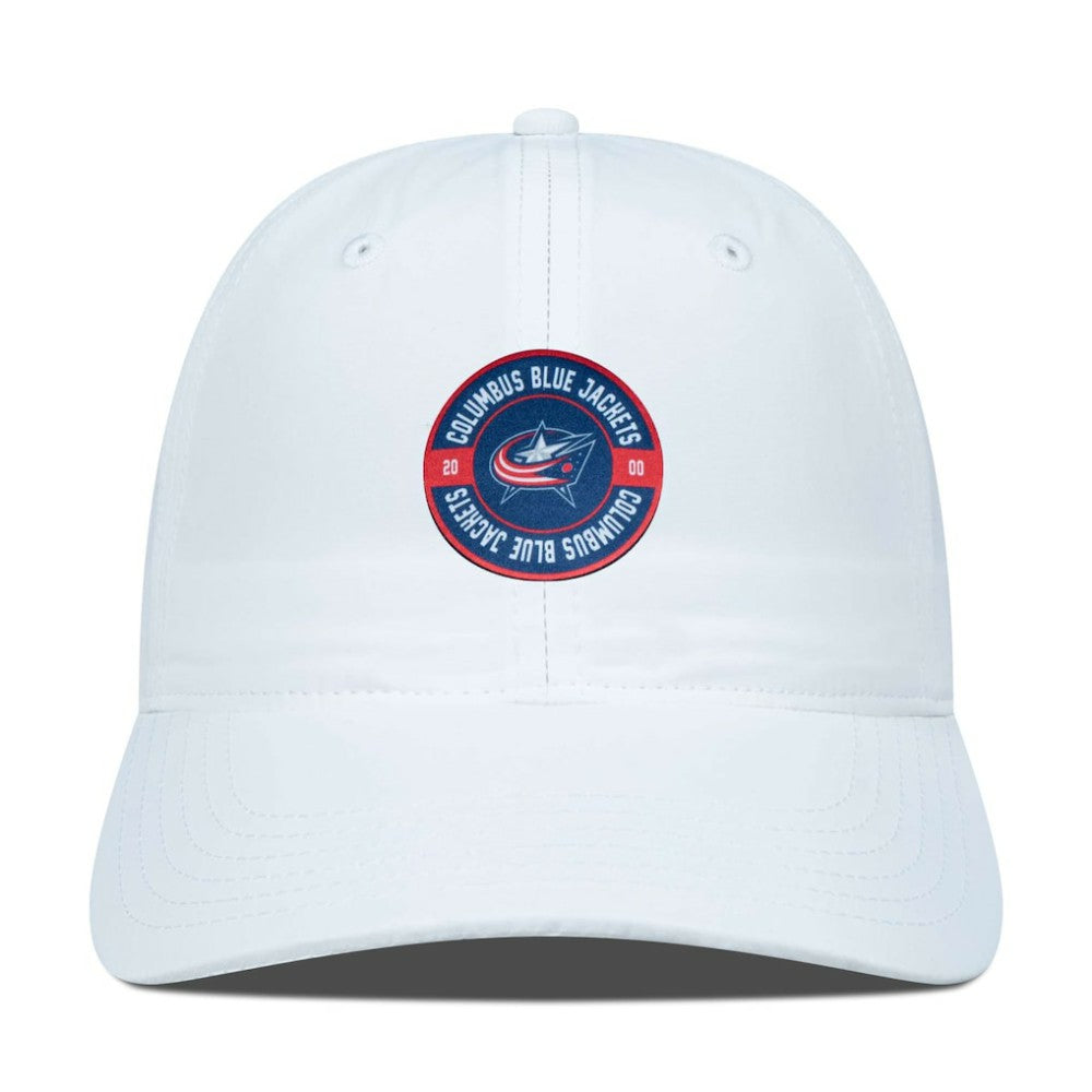 Columbus Blue Jackets Levelwear Women's Haven Adjustable Hat - White | US 200656328