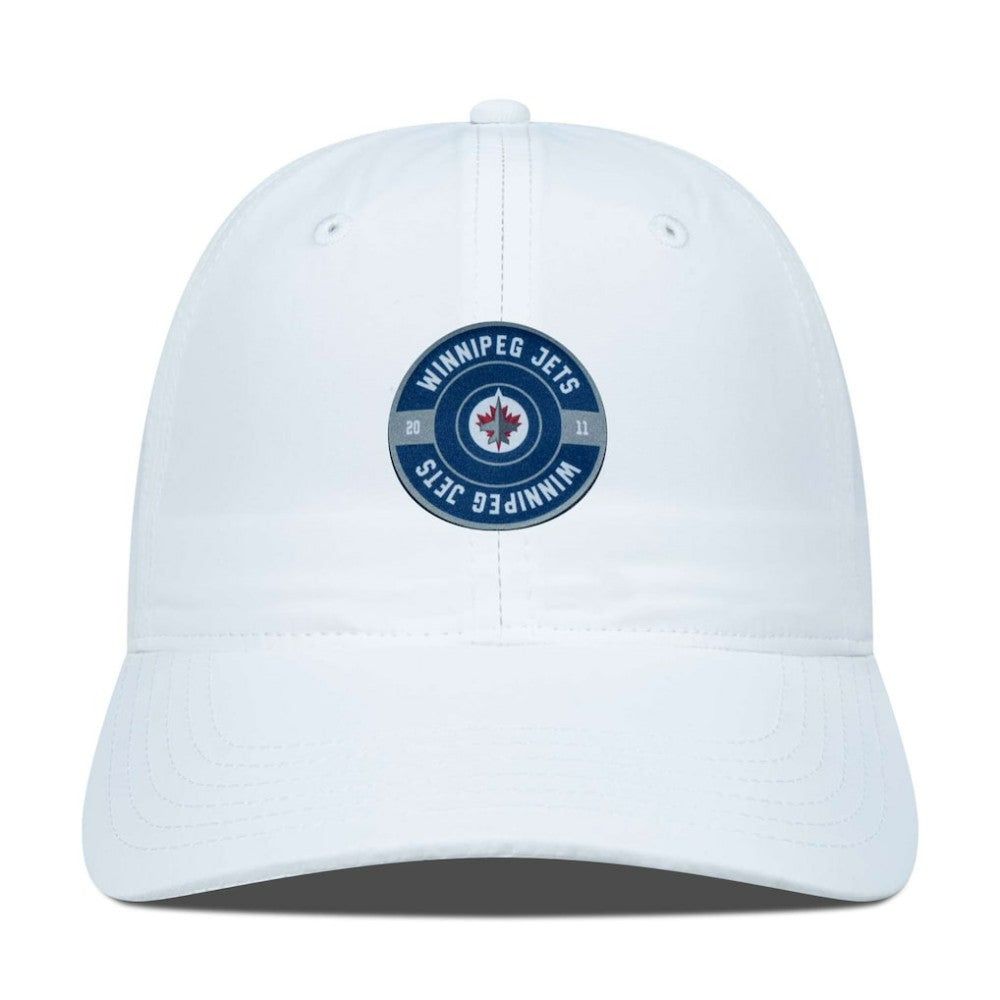 Winnipeg Jets Levelwear Women's Haven Adjustable Hat - White | US 200656384