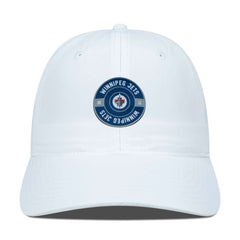 Winnipeg Jets Levelwear Women's Haven Adjustable Hat - White | US 200656384