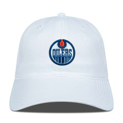 Edmonton Oilers Levelwear Matrix Adjustable Hat - White | US 200656428