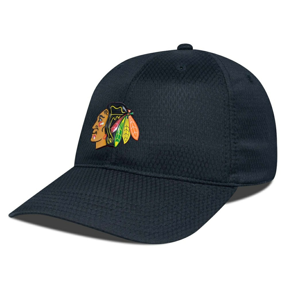 Chicago Blackhawks Levelwear Matrix Adjustable Hat - Black | US 200656482