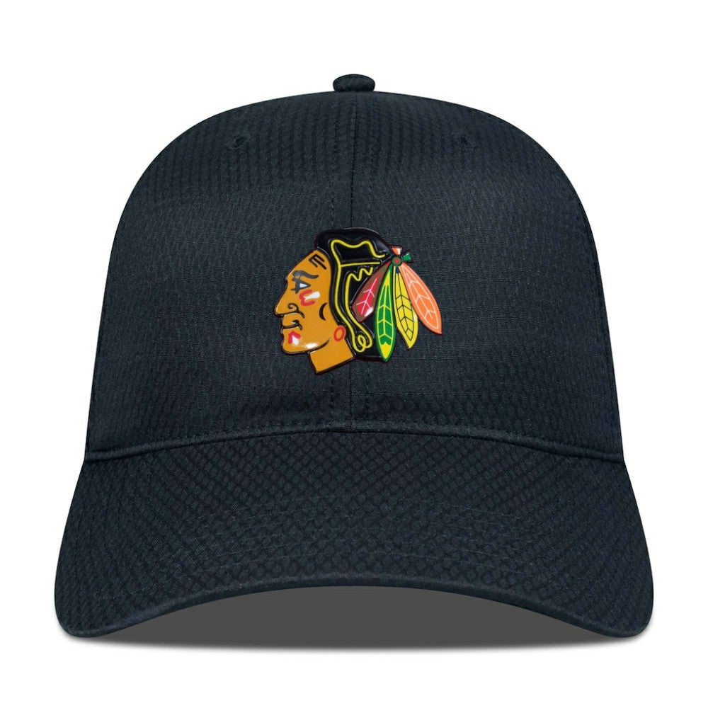 Chicago Blackhawks Levelwear Matrix Adjustable Hat - Black | US 200656482