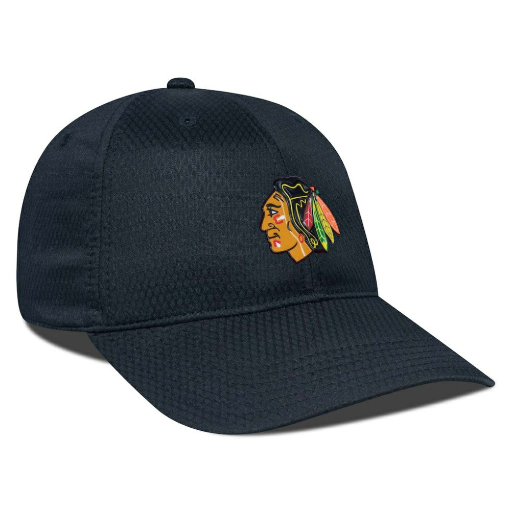 Chicago Blackhawks Levelwear Matrix Adjustable Hat - Black | US 200656482