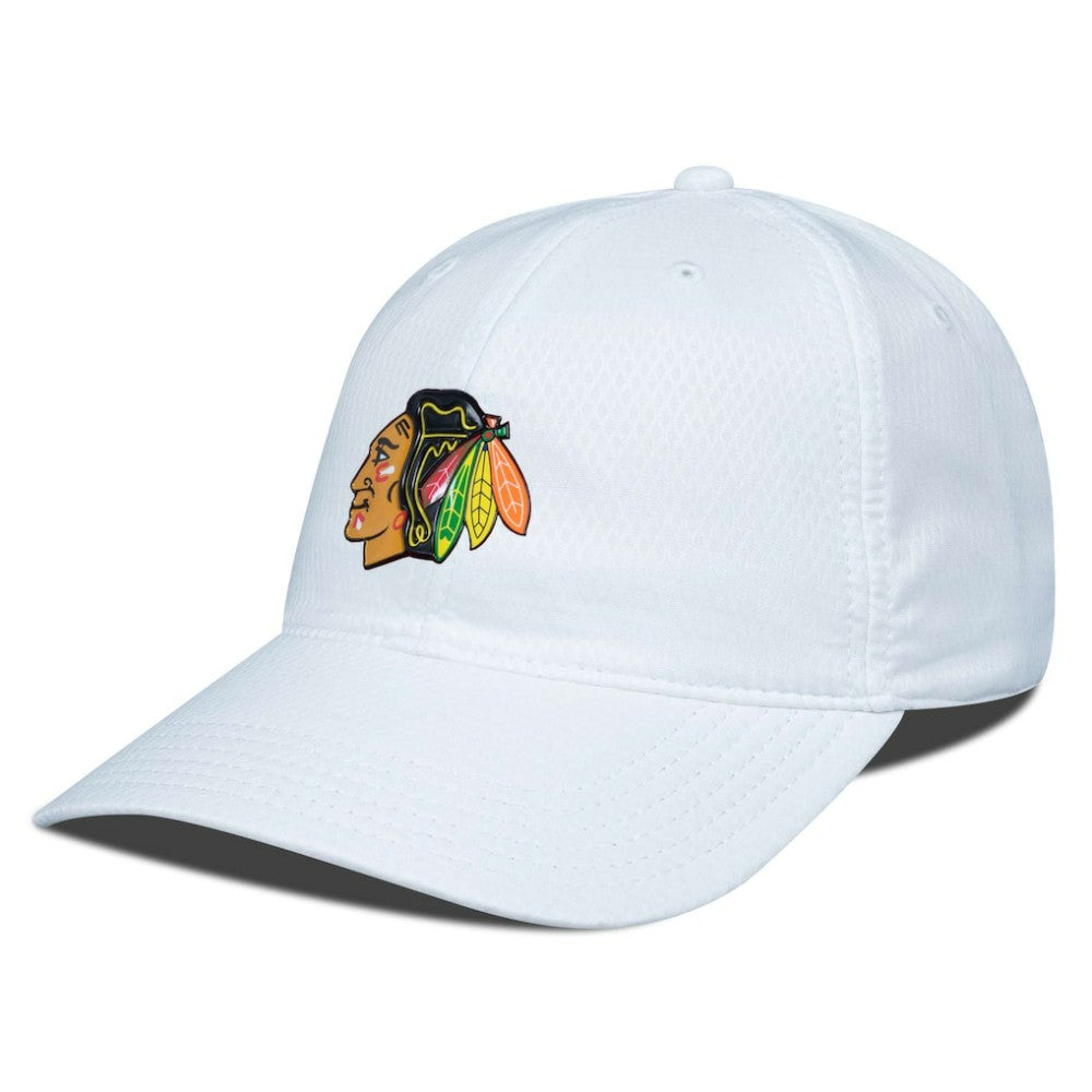 Chicago Blackhawks Levelwear Matrix Adjustable Hat - White | US 200656486