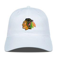 Chicago Blackhawks Levelwear Matrix Adjustable Hat - White | US 200656486