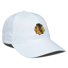 Chicago Blackhawks Levelwear Matrix Adjustable Hat - White | US 200656486