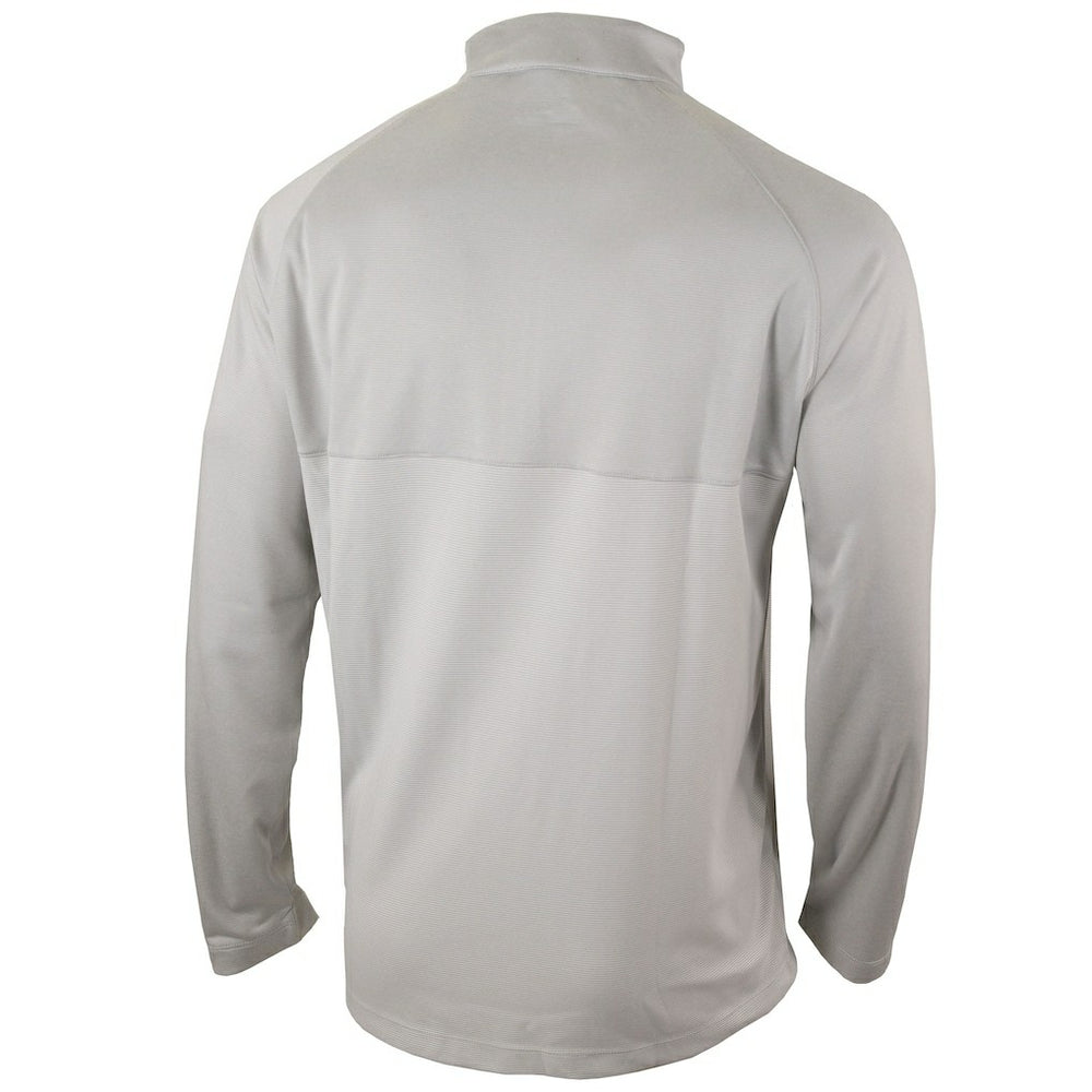 Atlanta Hawks Omni-Wick Rockin' It Quarter-Zip Pullover Top Heather Gray - Columbia