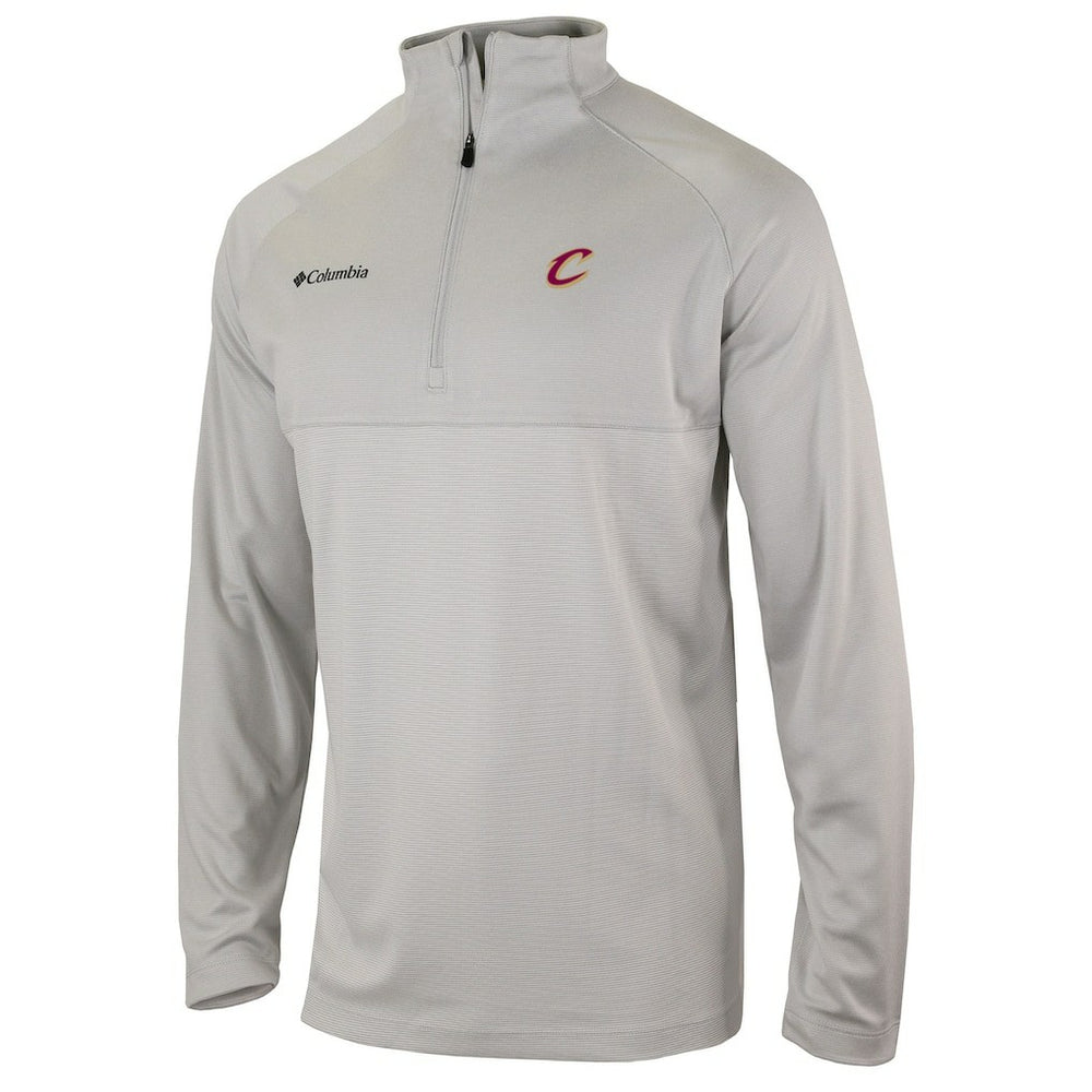 Cleveland Cavaliers Omni-Wick Rockin' It Quarter-Zip Pullover Top Heather Gray - Columbia