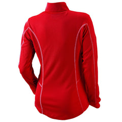 Atlanta Hawks Women's Omni-Wick Shotgun Quarter-Zip Pullover Top Red - Columbia