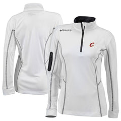 Cleveland Cavaliers Women's Omni-Wick Shotgun Quarter-Zip Pullover Top White - Columbia