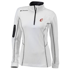 Cleveland Cavaliers Women's Omni-Wick Shotgun Quarter-Zip Pullover Top White - Columbia