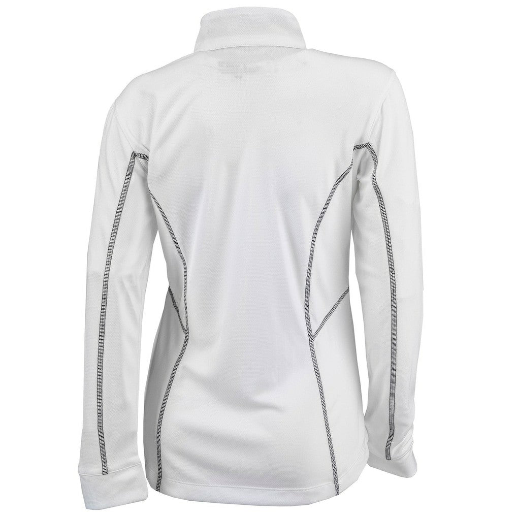 Cleveland Cavaliers Women's Omni-Wick Shotgun Quarter-Zip Pullover Top White - Columbia