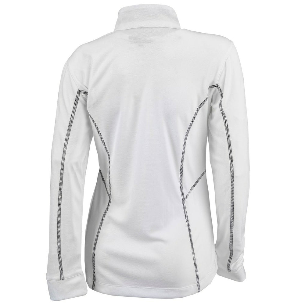 Cleveland Cavaliers Women's Omni-Wick Shotgun Quarter-Zip Pullover Top White - Columbia