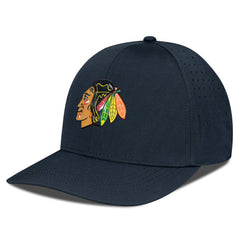 Chicago Blackhawks Levelwear Zeta Flex Hat - Black | US 200656729