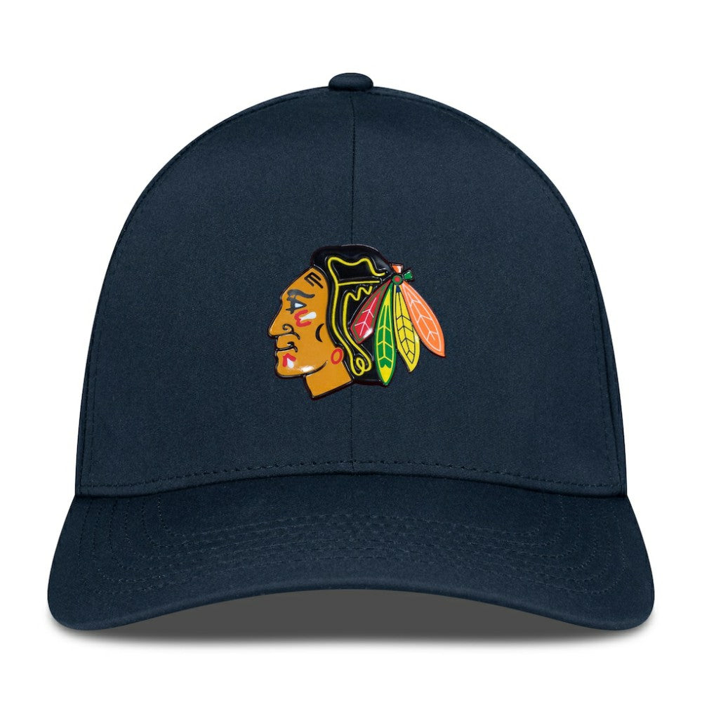 Chicago Blackhawks Levelwear Zeta Flex Hat - Black | US 200656729
