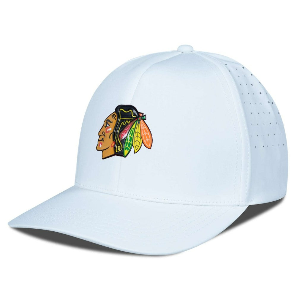 Chicago Blackhawks Levelwear Zeta Flex Hat - White | US 200656730