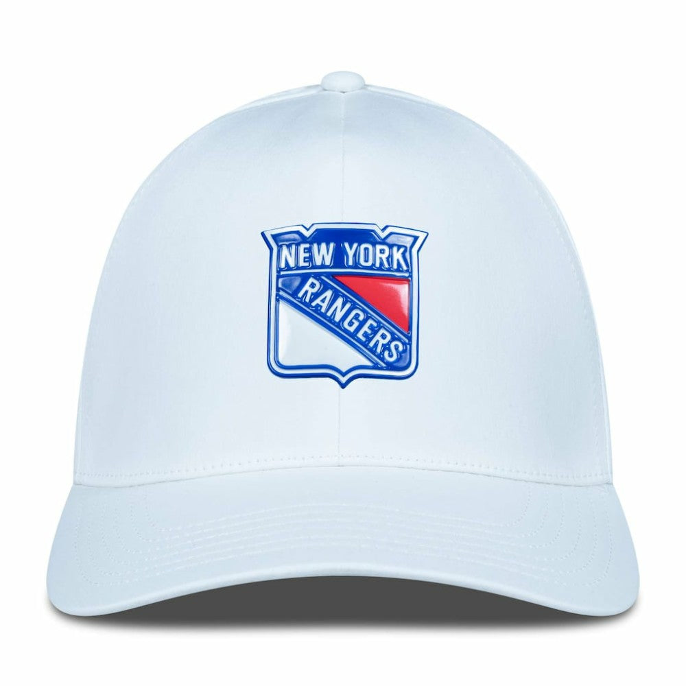New York Rangers Levelwear Zeta Flex Hat - White | US 200656755