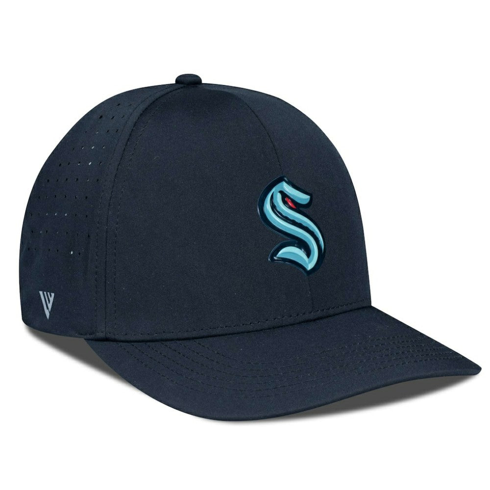 Seattle Kraken Levelwear Zeta Flex Hat - Black | US 200656765