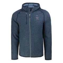 Colorado Rockies Cutter & Buck Stars & Stripes Mainsail Sweater-Knit Full-Zip Hoodie - Heather Navy Hoodies