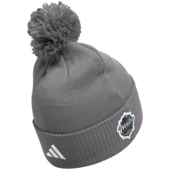 Vegas Golden Knights adidas 2024 NHL Winter Classic Cuffed Knit Hat with Pom - Charcoal | US 200661442