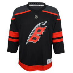 Carolina Hurricanes Youth Home Replica Custom Jersey - Black | US 200663287