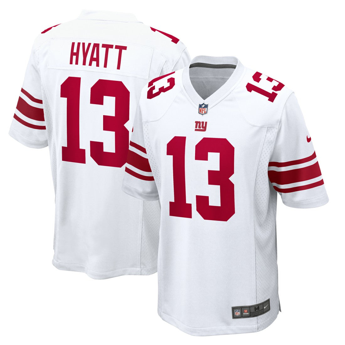 Jalin Hyatt New York Giants Game Jersey - White Jerseys