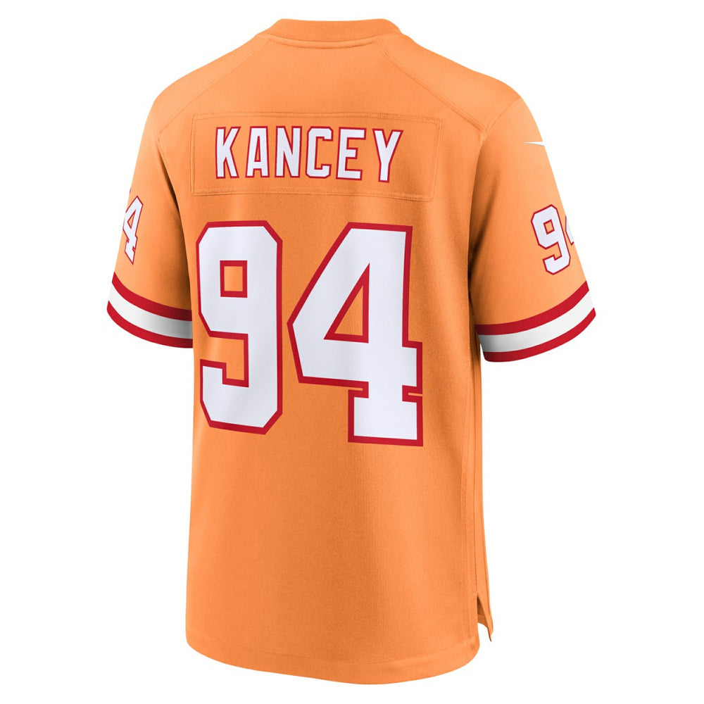 Calijah Kancey Tampa Bay Buccaneers Alternate Game Jersey - Orange Jerseys