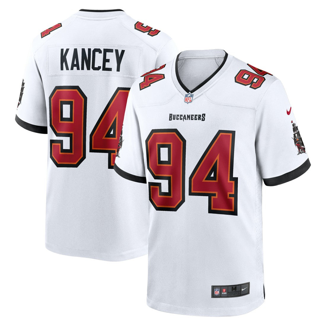 Calijah Kancey Tampa Bay Buccaneers Game Jersey - White Jerseys