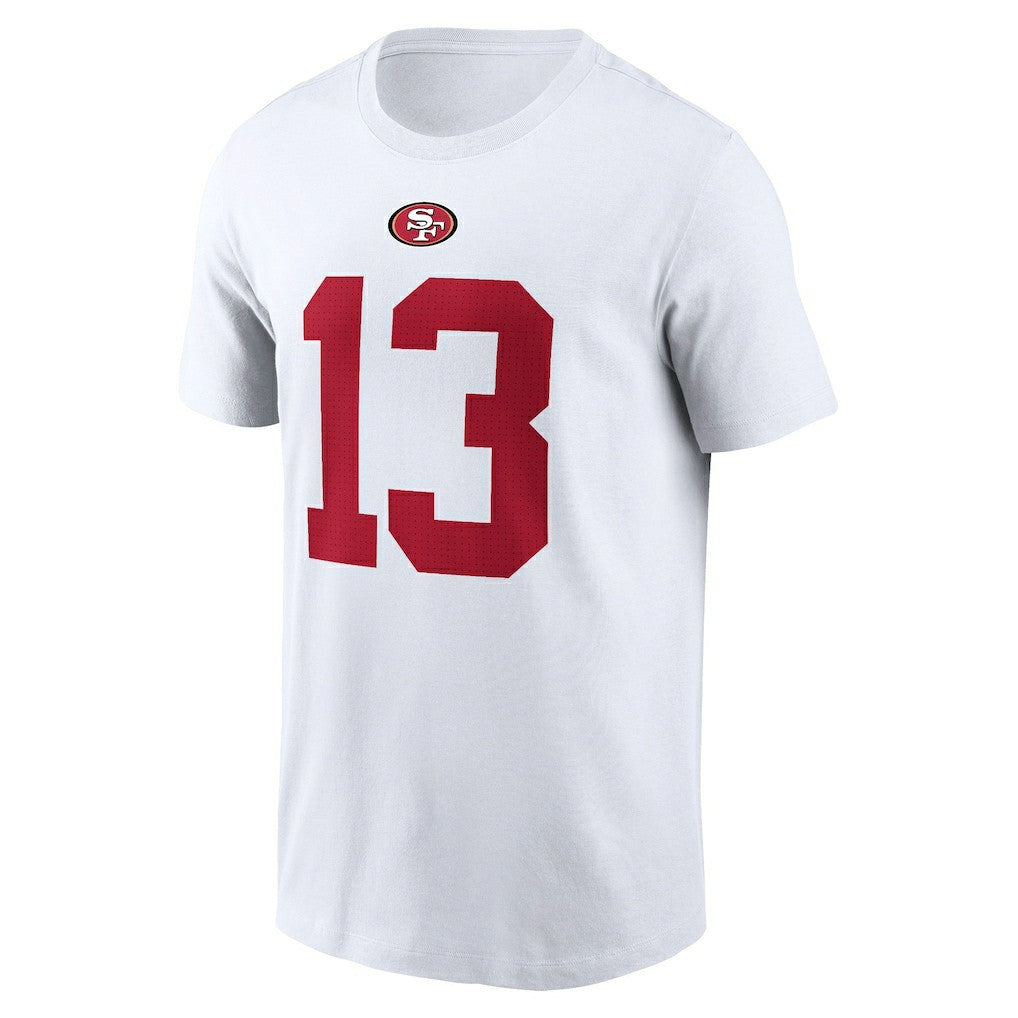 Brock Purdy San Francisco 49ers Player Name & Number T-Shirt - White T-shirts