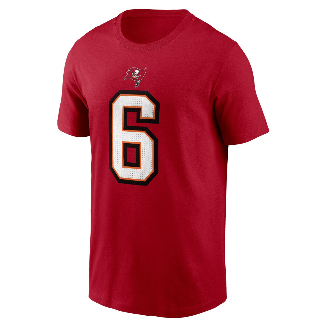 Baker Mayfield Tampa Bay Buccaneers Player Name & Number T-Shirt - Red T-shirts