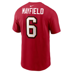 Baker Mayfield Tampa Bay Buccaneers Player Name & Number T-Shirt - Red T-shirts