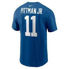 Michael Pittman Jr. Indianapolis Colts Player Name & Number T-Shirt - Royal T-shirts