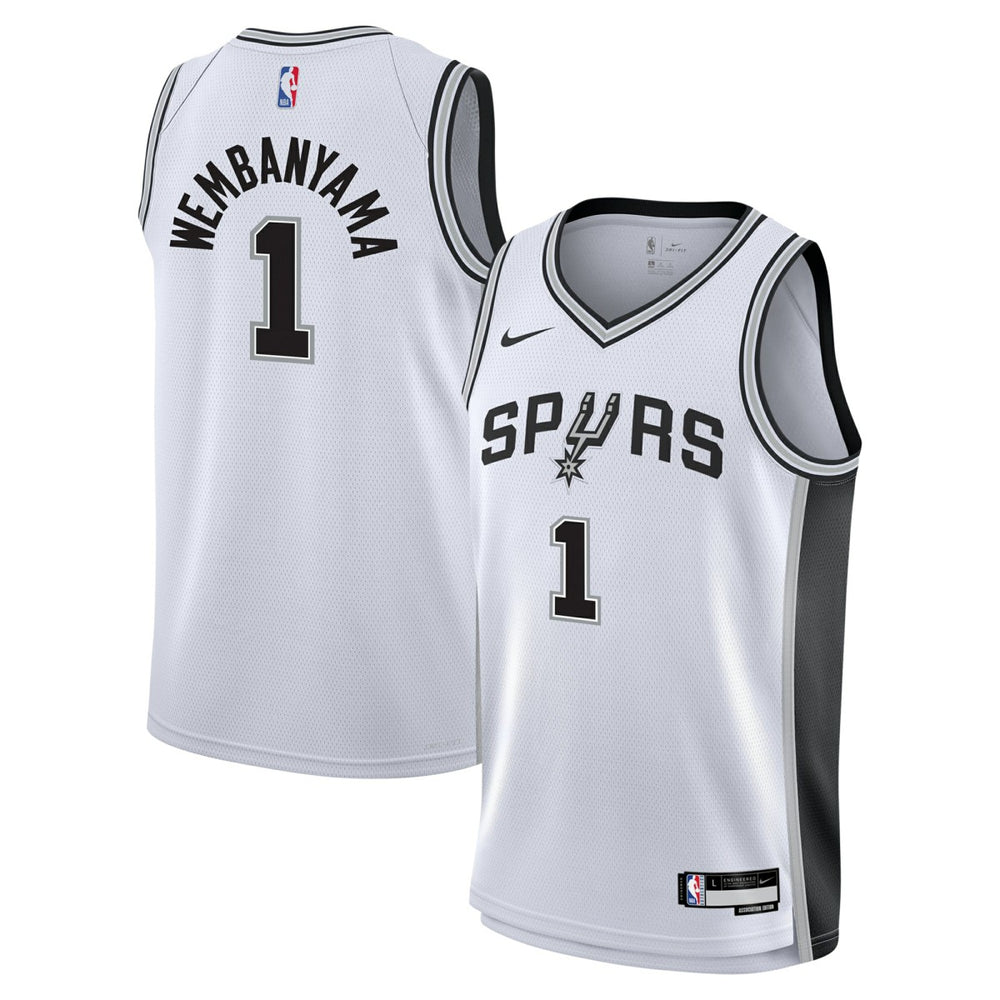 Victor Wembanyama San Antonio Spurs Youth Swingman Jersey Association Edition White - Nike