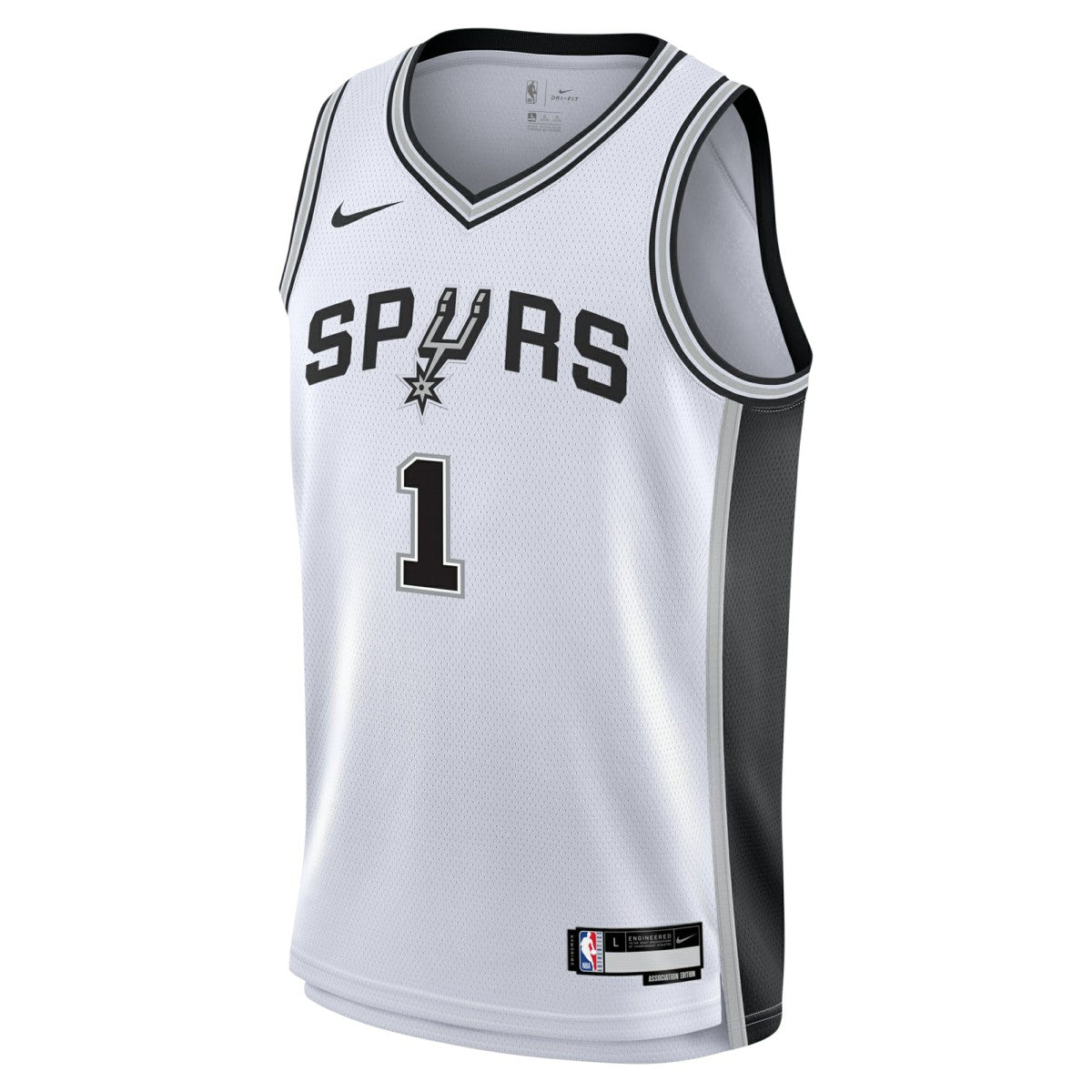Victor Wembanyama San Antonio Spurs Youth Swingman Jersey Association Edition White - Nike