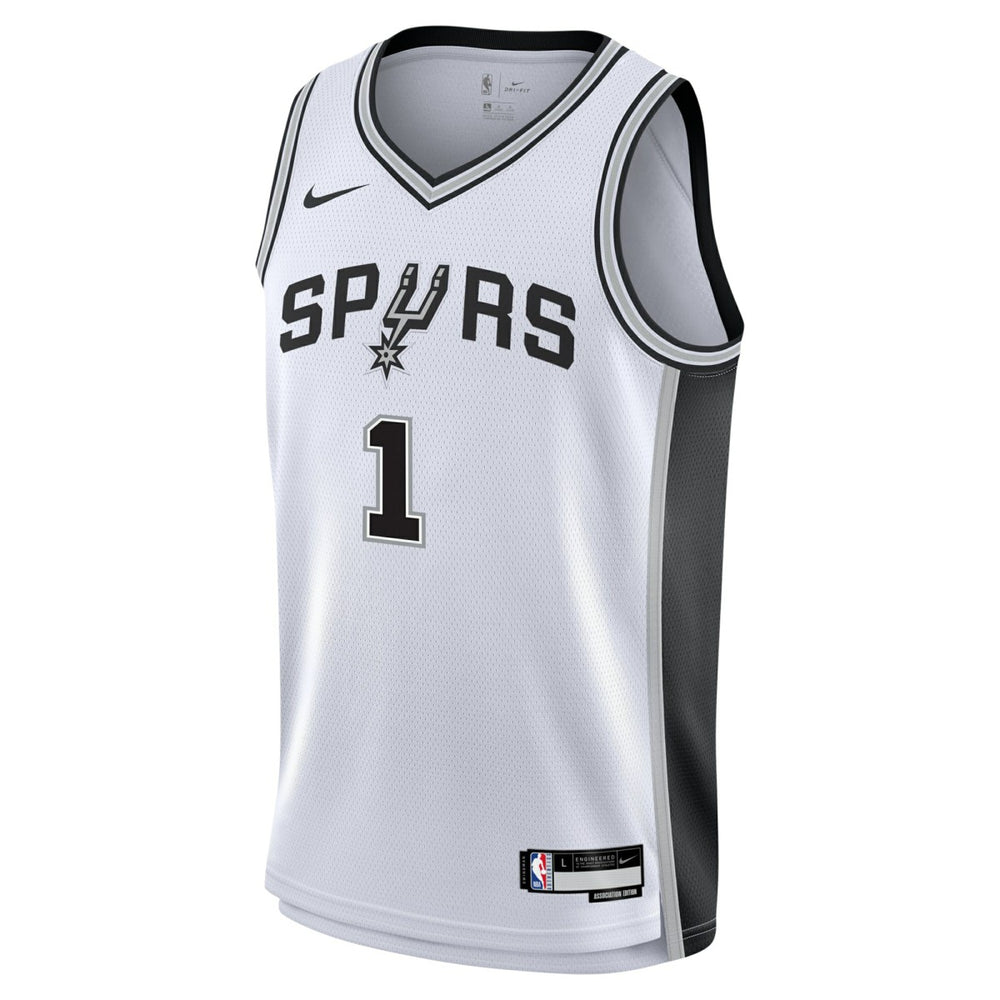 Victor Wembanyama San Antonio Spurs Youth Swingman Jersey Association Edition White - Nike