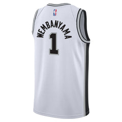 Victor Wembanyama San Antonio Spurs Youth Swingman Jersey Association Edition White - Nike