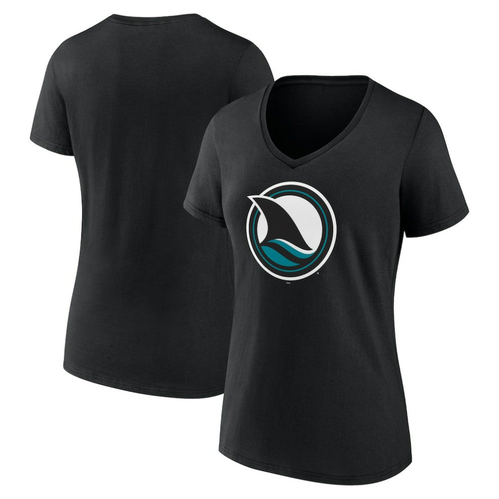 San Jose Sharks Fanatics Women's Alternate Graphic T-Shirt - Black | US 200665477