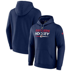 New York Rangers Fanatics Alternate Wordmark Fleece Pullover Hoodie - Navy | US 200665582
