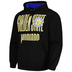 Golden State Warriors Hardwood Classics OG 2.0 Pullover Hoodie Black - Mitchell & Ness