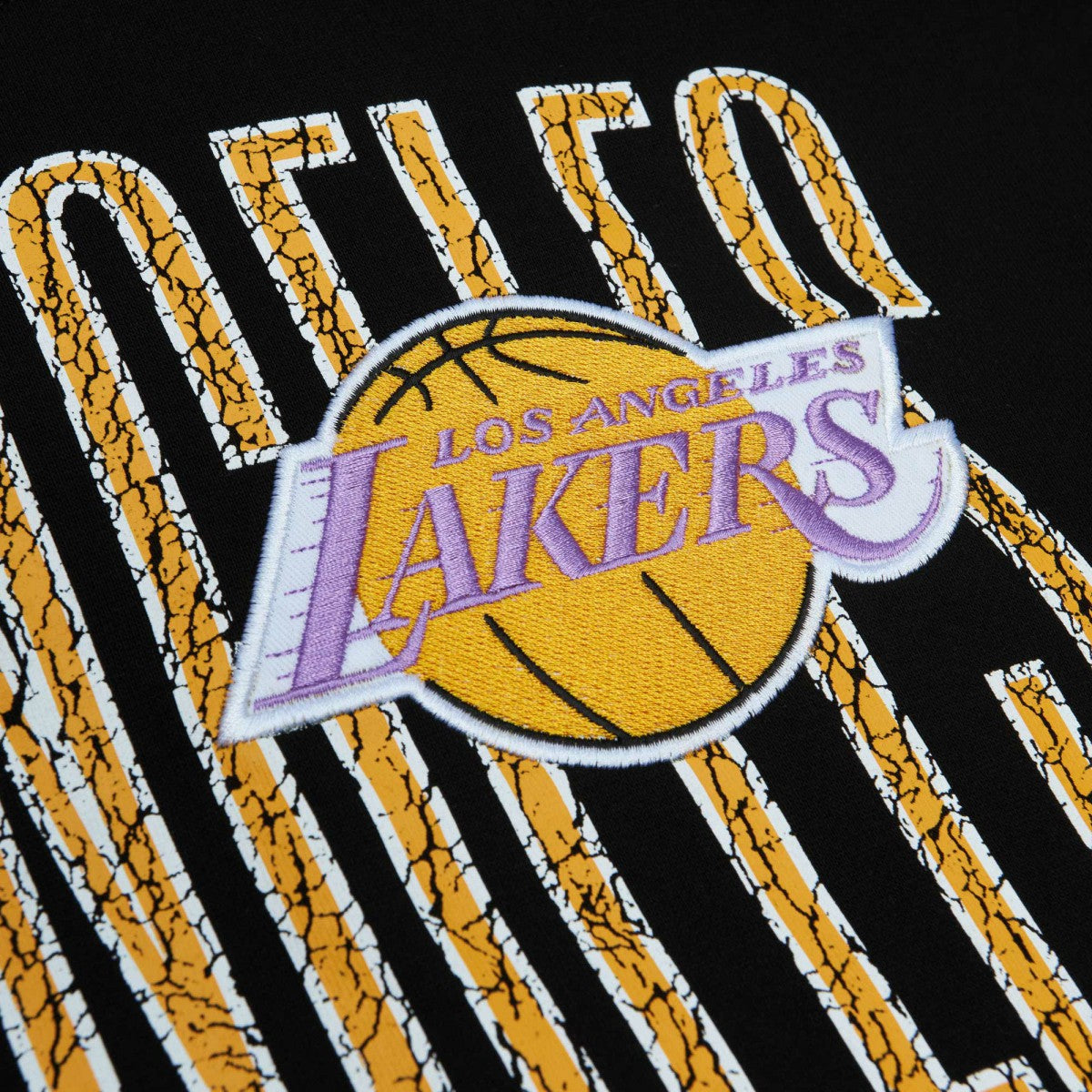 Los Angeles Lakers Hardwood Classics OG 2.0 Pullover Hoodie Black - Mitchell & Ness