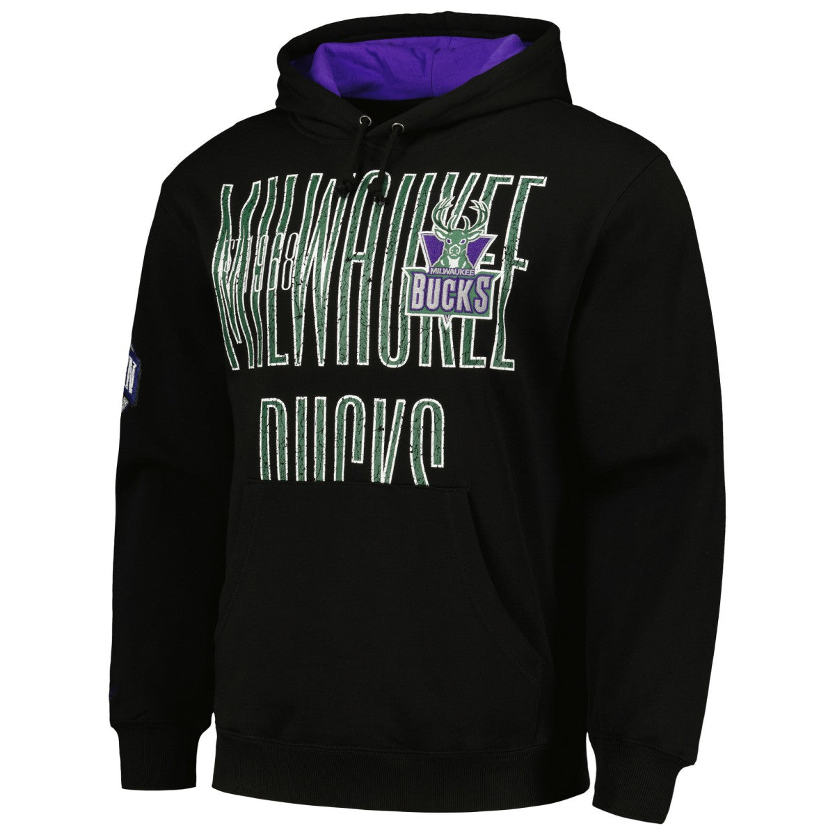 Milwaukee Bucks Hardwood Classics OG 2.0 Pullover Hoodie Black - Mitchell & Ness outlet