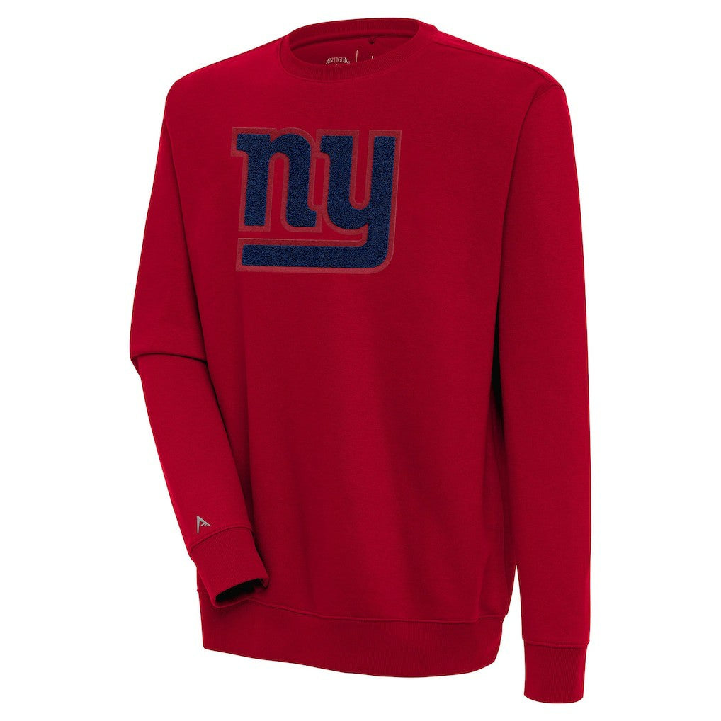 New York Giants Antigua Victory Crewneck Pullover Sweatshirt - Red Pullover