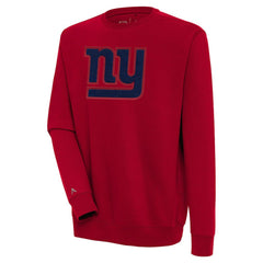 New York Giants Antigua Victory Crewneck Pullover Sweatshirt - Red Pullover