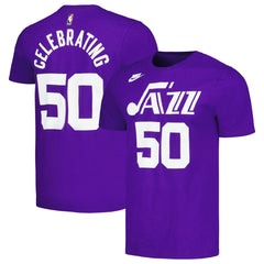 Utah Jazz Unisex 50th Anniversary T-Shirt Purple - Nike