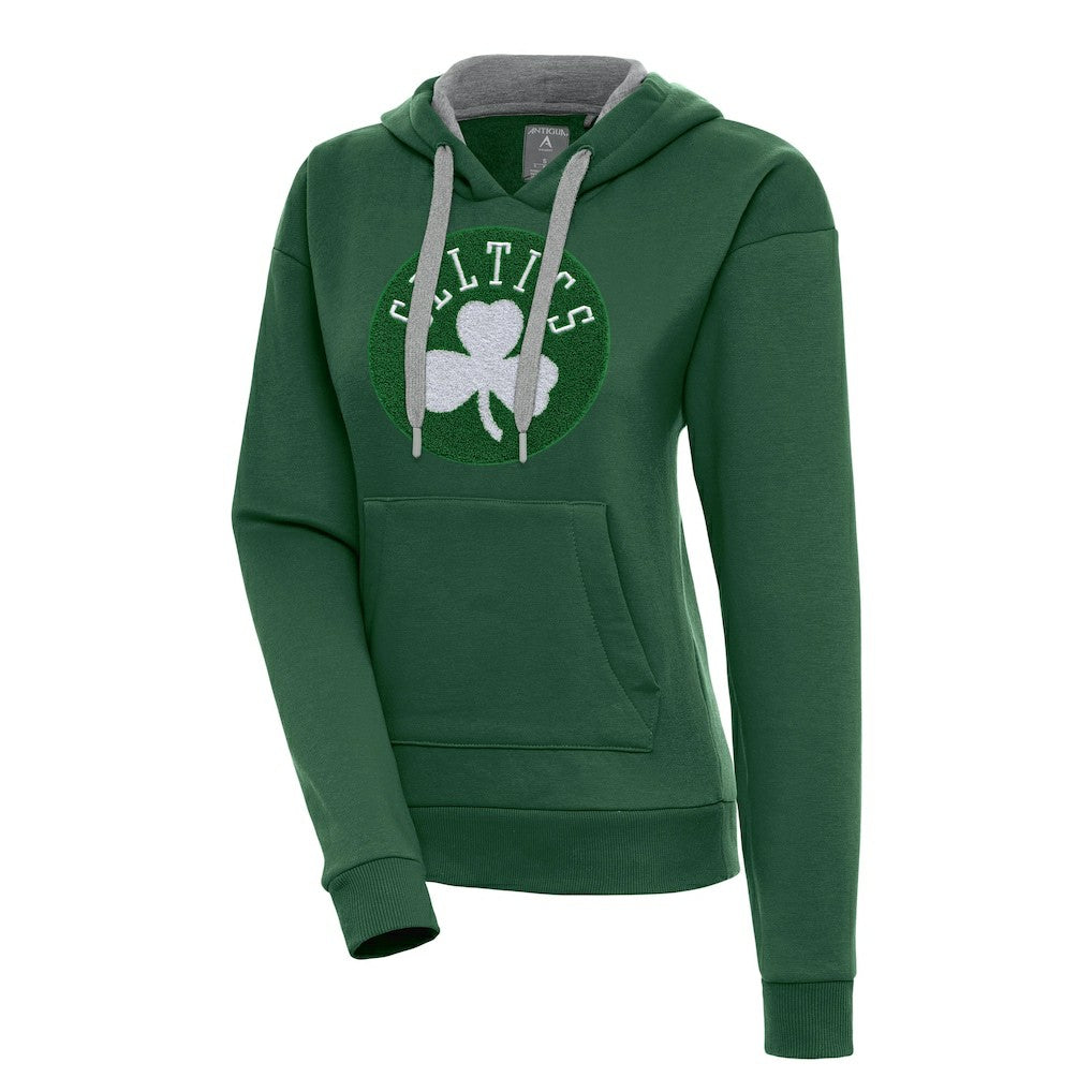 Boston Celtics Antigua Women's Victory Pullover Hoodie Hunter Green outlet